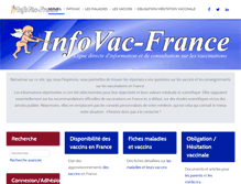 Tablet Screenshot of infovac.fr